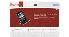 Desktop Screenshot of brahmweb.com